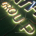 Custom Shop Store Front Metal Logo Light Up Letter Office Commercial Business Reception Led Signs 3d Signage Backlit